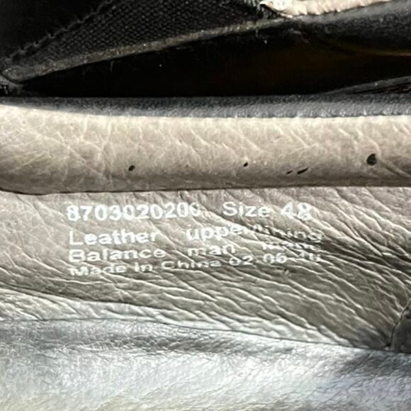 Dansko Wayne Black Full Grain Leather Slip On Shoes Men’s Size EU 48 US‎ 14.5/15 - Picture 6 of 8